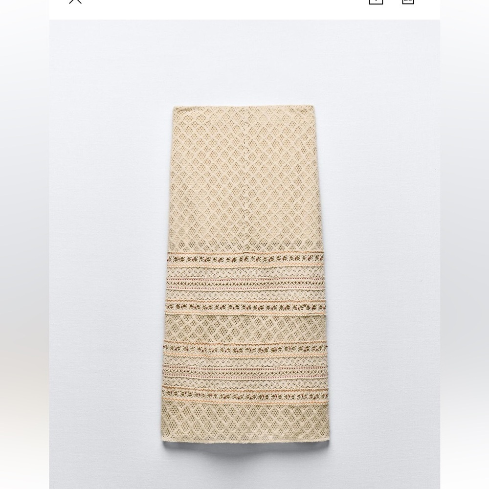 VIRAL NEW ZARA VACATION SUMMER/VACATION CROCHET SKIRT SIZE SIZE M
🚨NO DISCOUNT - Picture 7 of 9